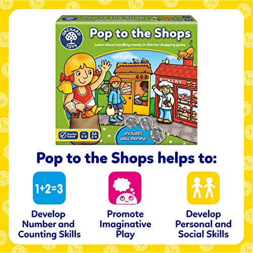 Orchard_Toys Pop to the Shops - Juego sobre las compras (importado de Reino Unido)