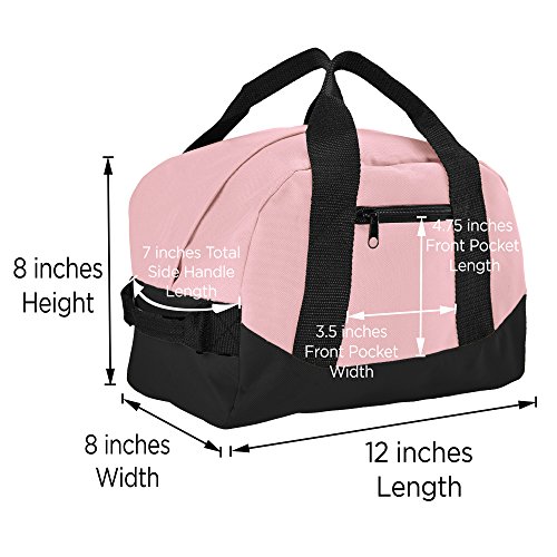 Image of DALIX 12 inch Mini Two Tone Duffle Bag