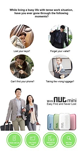 KKmoon Mini Smart Tracker Finder sem fio BT Tag Tracker Lembrete de rastreamento de alarme anti-perd