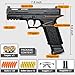 Automatic Shell Ejecting Toy Gun Pistol, Soft Bullet Toy Gun for Boys, Education Model Realistic Toy Pistol Shooting Game Toys Gifts Christmas Birthday for Kids 8+