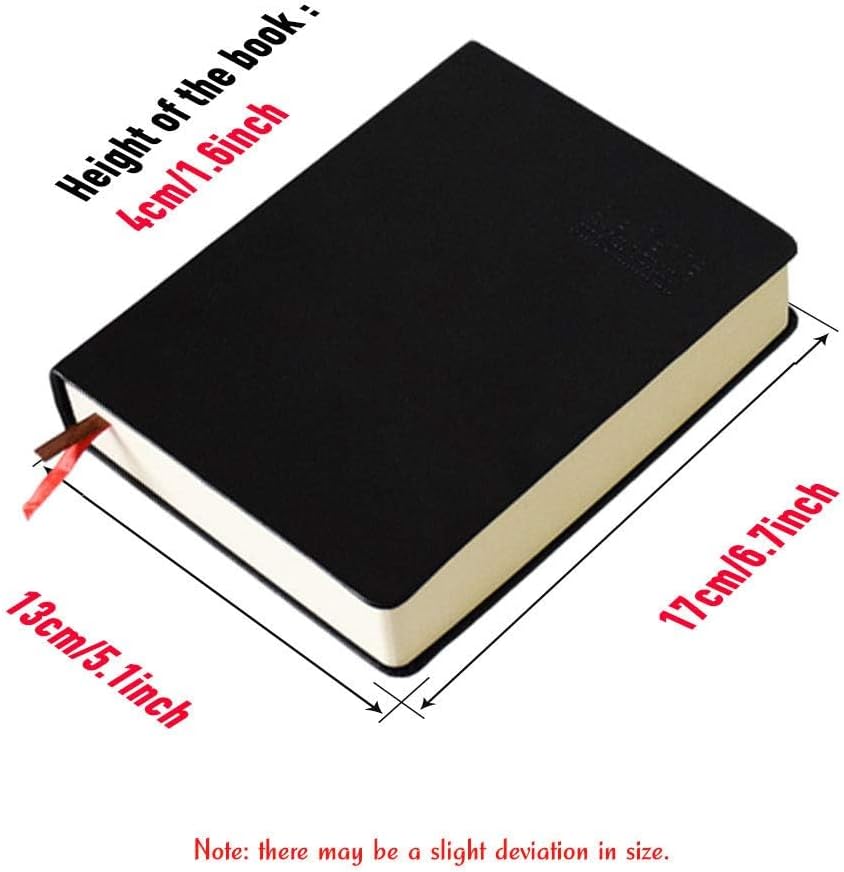 Lemical Thick Leather Journal Notebook 720 Pages Retro Thick Lined Paper Writing Journal B6 Hardcover Vintage Travel Diary for Notes Ideal Gifts for Christmas Anniversary Birthday Holiday - Image 7