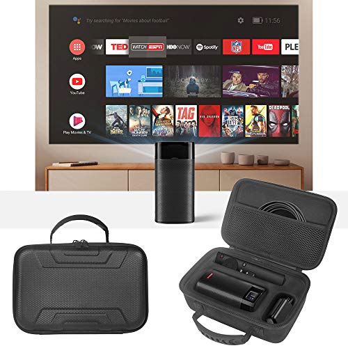 Image of Hard Case for Nebula Apollo Wi-Fi Mini Projector, Remote Control USB Flash Driver Accessories Storage Box, Shockproof Water Resistant Travel Carrying Bag