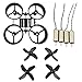 XUSUYUNCHUANG Telecomando Parti di aeromobili Elicottero H36 E010 velivolo NH-010 Elicottero Motore cremagliera Fan dell'elica ricambi Accessori Drone