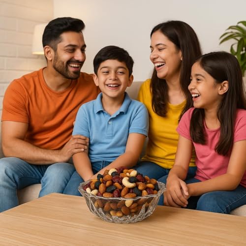 Image of Vbalaa Dry Fruit Mix | Healthy Snack Blend of Almonds, Cashews, Pistachios, Raisins, Black Raisins, Dried Cranberries | 100% Natural & Pure | Rich in Nutrition | Ideal for Snacking & Gifting-250gm