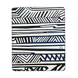 Maßgeschneidertes komplexes Mauspad mit weißen und goldenen Neonlichtern – einzigartiges Design für Gaming und Büro, Vollfarbdruck, rutschfeste Gummiunterseite, perfekt für Laptop- und Computertische