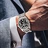 CADISEN Mens Automatic MIYOTA 8285 Mechanical Watch Casual Watches for Men Waterproof Sapphire