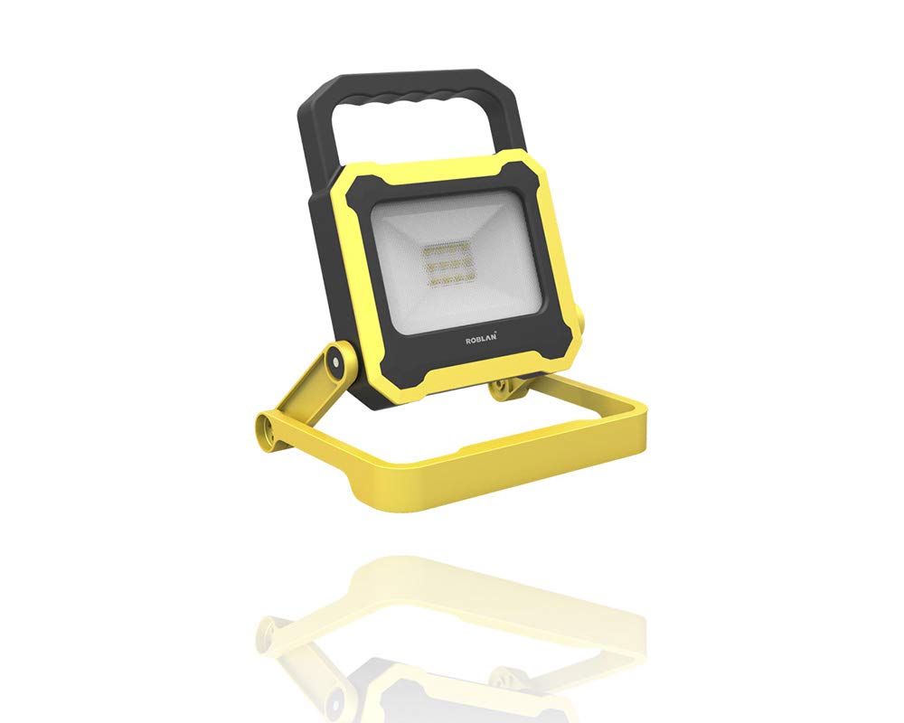 Spot LED Portable 10W Roblan MHLB10B projecteur de chantier rechargeable 800Lm