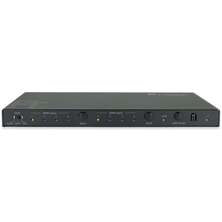 Switch Matrice HDMI 4x2 VAX04201 - Condivisione Soundbar EARC Tra 2 Schermi E 3 Sorgenti - Foto 8