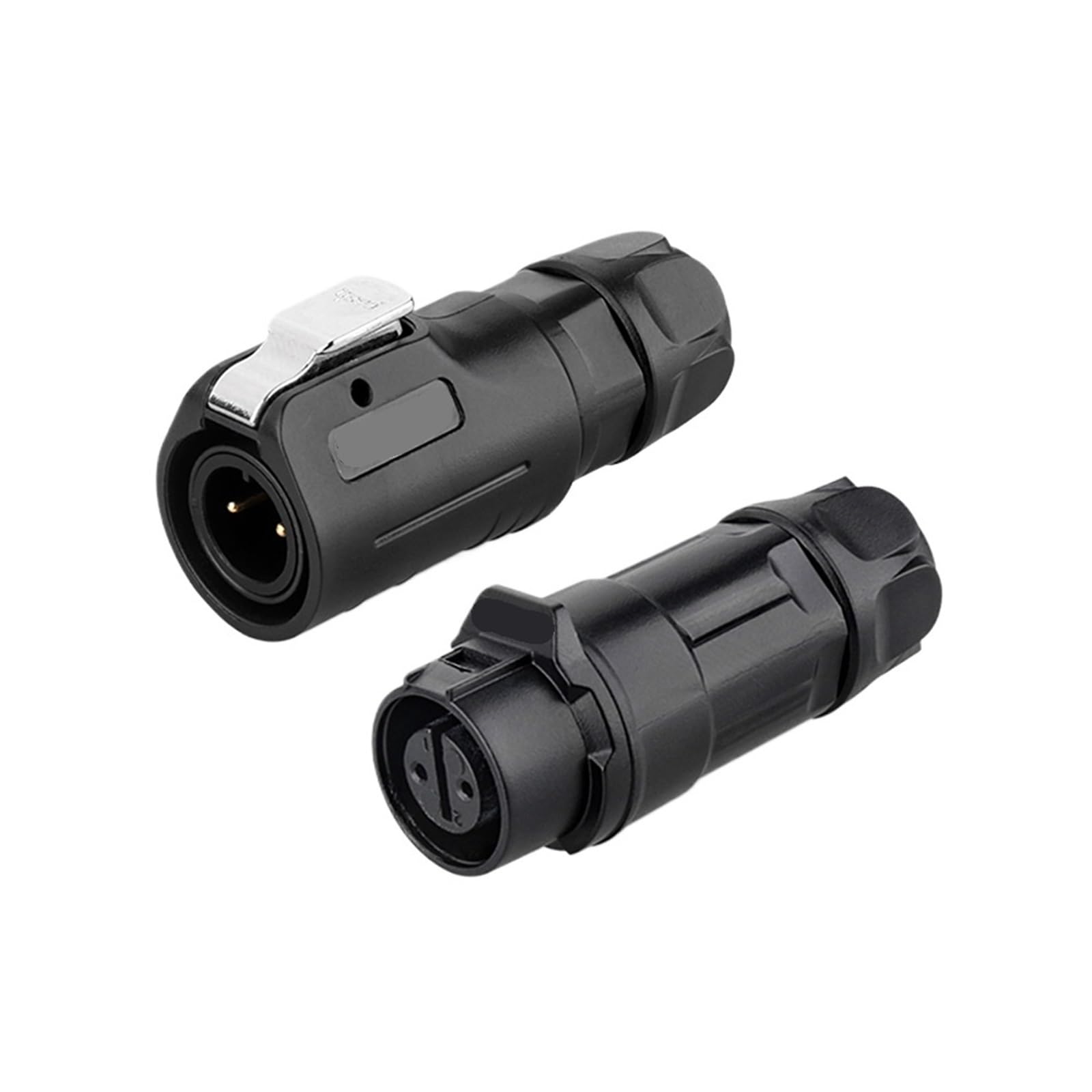Conector a Tope de plástico for Soldadura a Prueba Agua LP12 PBT, Conectores eléctricos Resistentes a la corrosión a Polvo IP68, Uso en Exteriores(2 Pin)