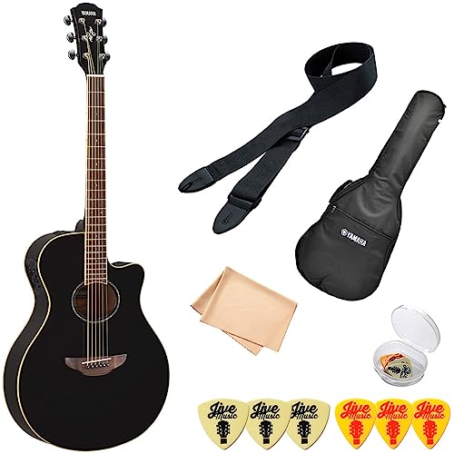 ヤマハ APX600 ブラック YAMAHA エレアコ 6点 アコースティックギター 初心者セット