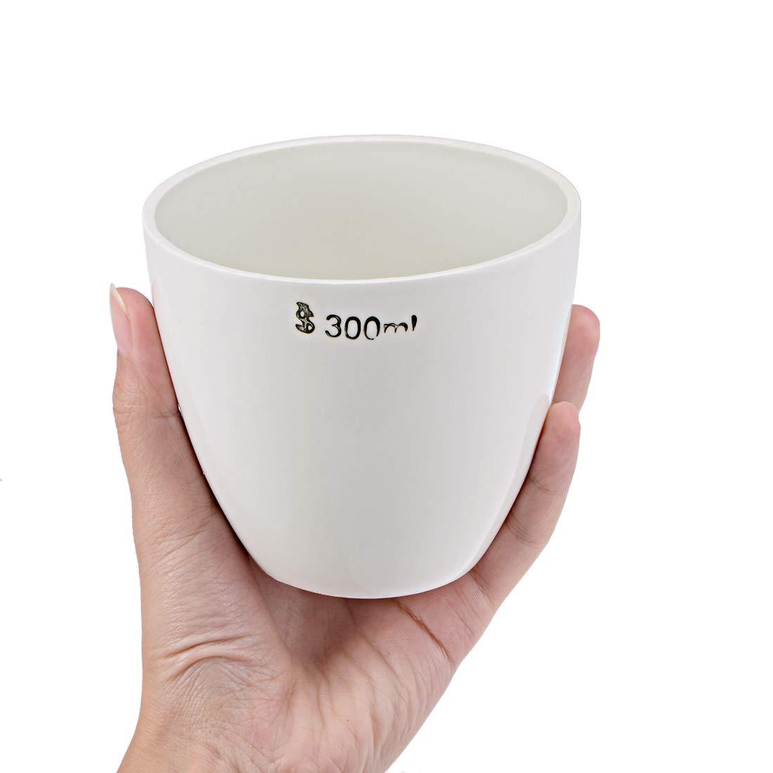 sourcing map Porcelana Crisol Copa 300ml para Fundición Derritiendo Fundición Refinando 2Uds