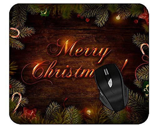 Preisvergleich Produktbild Mauspads für Computer Weihnachtsbeleuchtung Weihnachtsschmuck Licht Weihnachtsball Büro Mauspad
