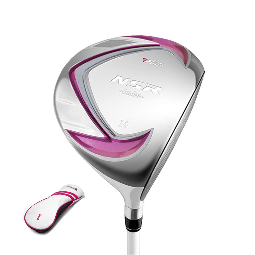 Junior Golf Fairway Wood Diestro # 1 Madera/Palo híbrido Eje de Grafito Driver con Headcover para niños y niñas Entrenamiento de Golf Deportes