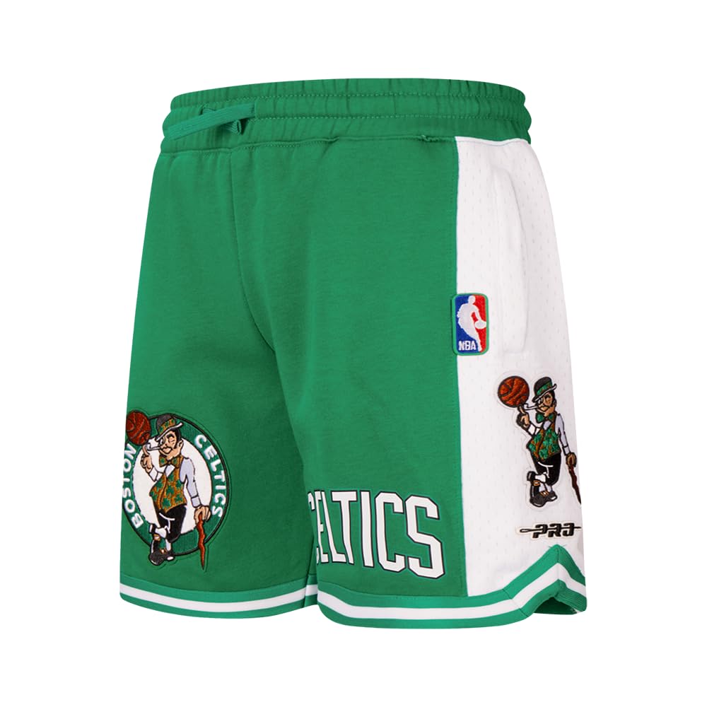 Pro Standard Big Boys NBA Boston Celtics Classic Chenille Athletic Short Kelly Green L