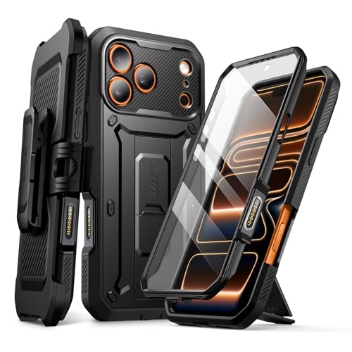 SUPCASE iPhone 17 Pro Max P[X 2025 ϏՌ ČRKiی ʃJo[ یtBt ϋv Nbvt ho X^hEO@\ UBProV[Y