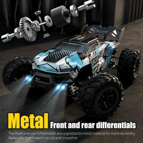 Daji Fast RC Cars for Adults, 1/18 Scale, 45mph, 4WD, Brushless Motor - Image 6