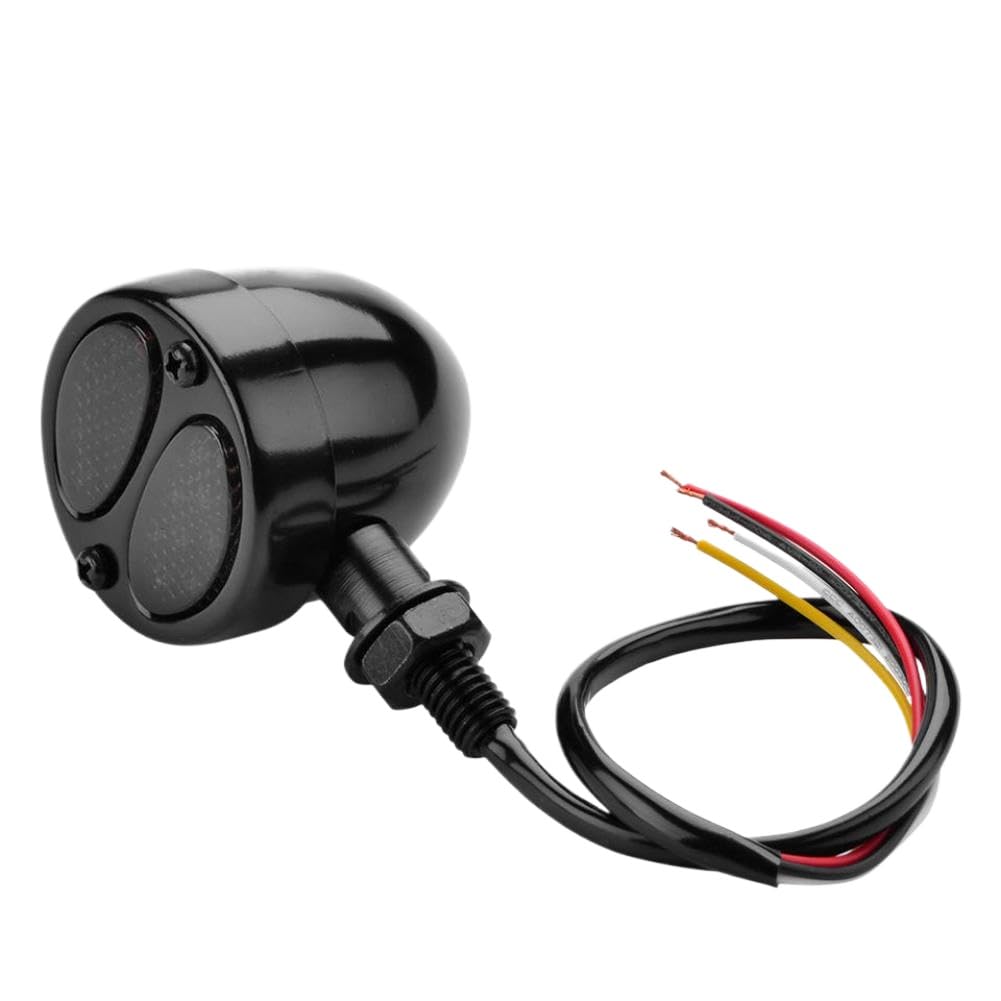 Luces Intermitentes LED Ámbar para Motocicleta Par M10 Compatibles con Cruceros y Motos Personalizadas