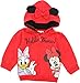 Disney Minnie Mouse Hello There Pull à capuche pour bébé fille - Rouge - 24 mois