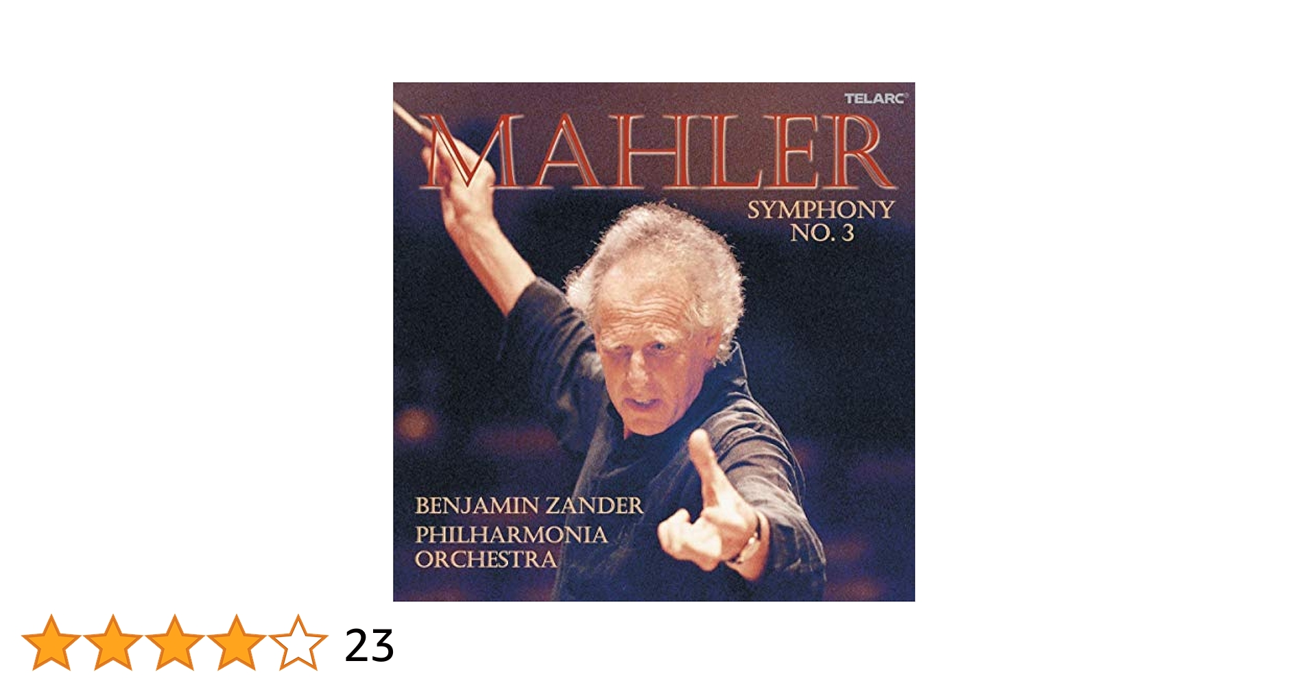 Gustav Mahler, Benjamin Zander, Philharmonia Orchestra