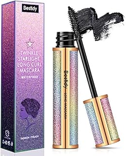 Bestidy 4D Silk Fiber Lash Mascara,Natural Waterproof Smudge-proof Mascara,Thickening Lengthening Mascara No Clumping, No Smudging Lasting All Day