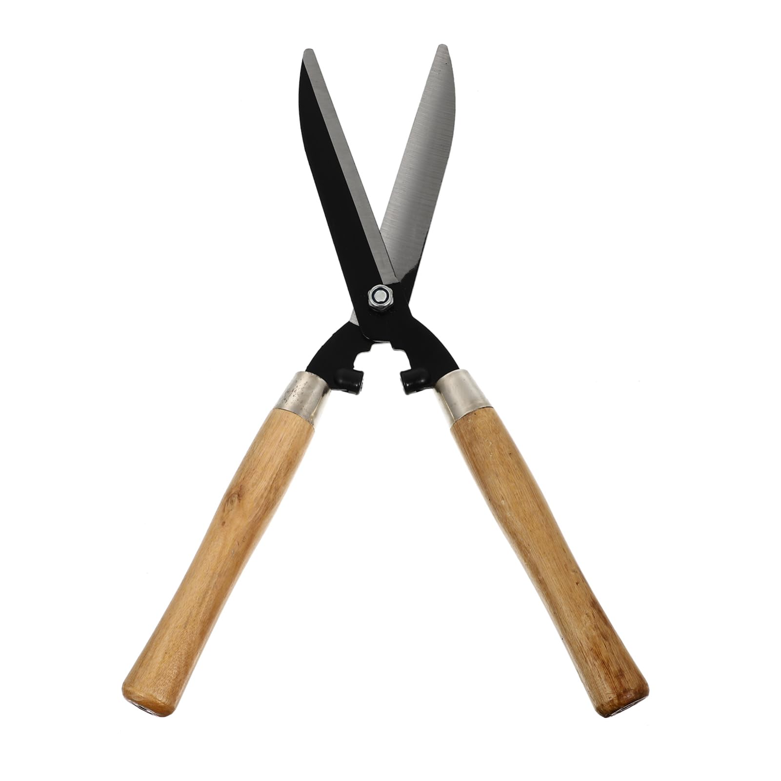 Yardwe Tijeras de Podar para Jardinería Acero de Alto Carbono y Mango de Madera, Corte sin Esfuerzo y Fácil de Limpiar para Cuidado de Setos y Arbustos