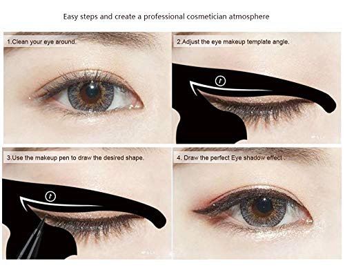 Garden Of Arts Cat Line Eyeliner Stencil, Smoky