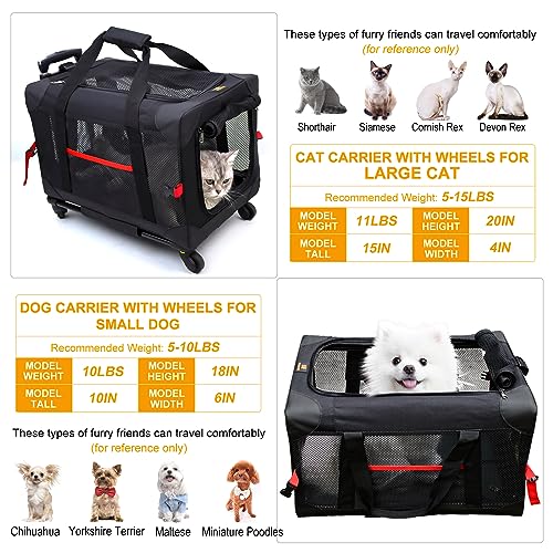 Cat-Carrier-for-Large-Cats-20-to-25-Pounds-with-WheelsRolling-Large-Cat-Carriers-for-Large-Cats-20-lbs-25lbsCollapsible-Hard-SideWheeled-Cat-Carriers-for-Large-CatsBreathableNot-Airline-Approved