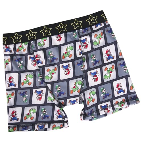 Nintendo Mario Underwear and Boxer Briefs with Luigi, Toad, Yoshi, Peach & Bowser, 2/3T-12 - image 2