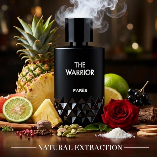 Image of A CENTER The Warrior Premium Men's Cologne | 100ml Long-Lasting Eau de Parfum | Bold Citrus Leather Fragrance | Valentine's Day Gift for Him
