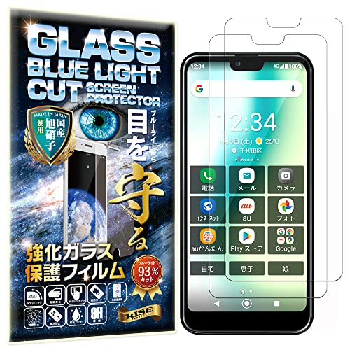 RISE PRODUCTS ガラスフィルム ブルーライトカット 2枚セット