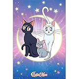 ABYstyle - SAILOR MOON - Poster Luna, Artemis & Diana roulé filmé (91.5x61cm)