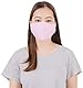 LOFBAZ Stoffmaske Behelfsmasken Baumwolle waschbar wiederverwendbar (rosa - 3 Stück, Erwachsene groß)