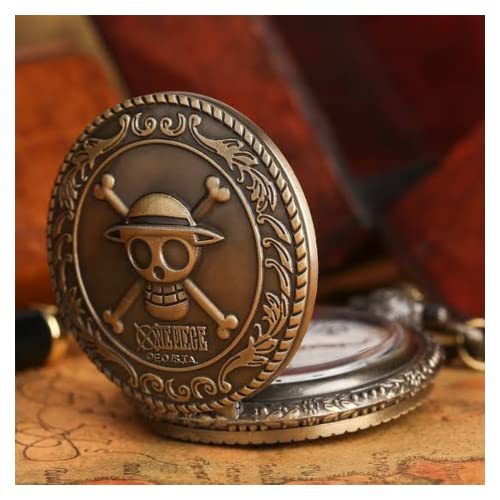 Image of MALKIN One Piece Keychain | Keychain | One Piece | Merch | Pocket Watch Keyring (Bronze)