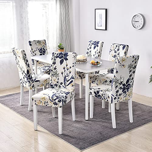 HZDHCLH Chair Covers Set of 4/6 Stretch Modern Chair Slipcovers for Dining Room Kitchen Wedding Party Washable Chair Protector(4pcs - Image 3