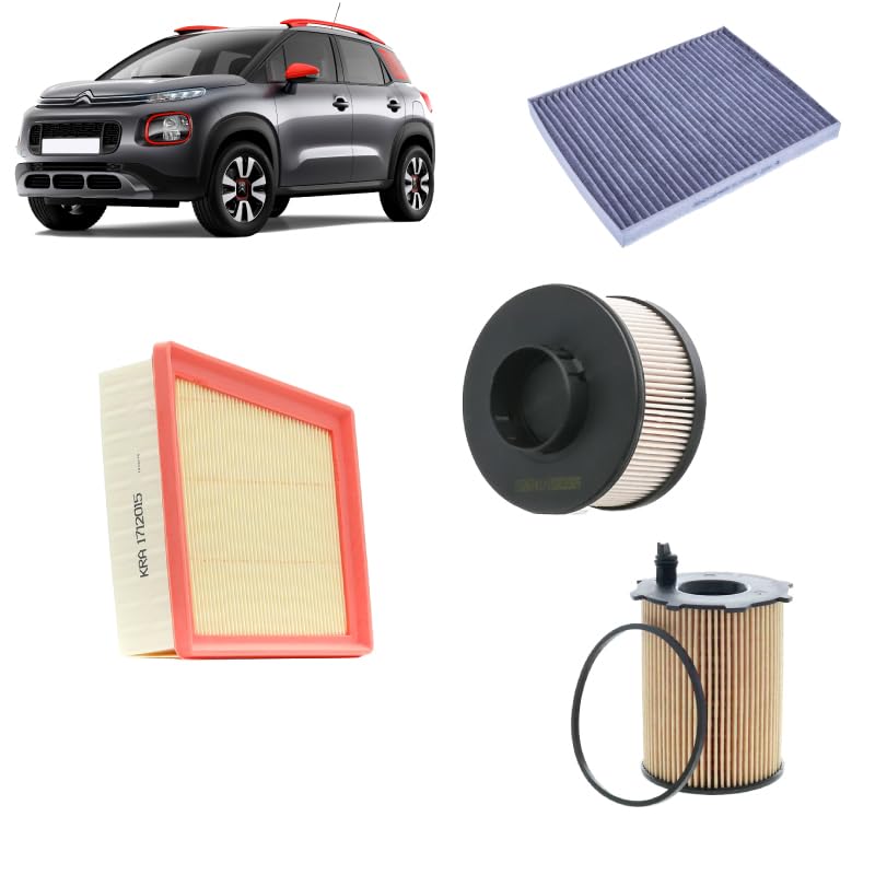 Kit tagliando 4 filtri per Citroen C3 Aircross 1.5 BlueHDi gasolio 2017+