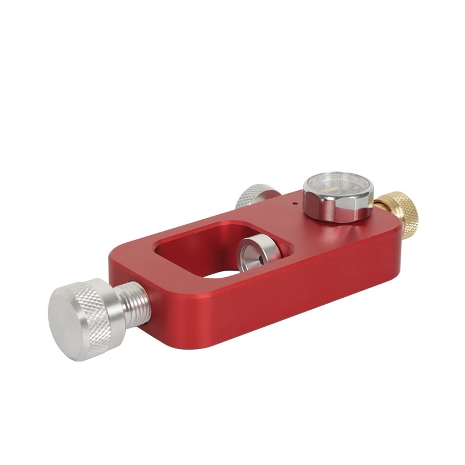 Sprzęt do nurkowania Mini Butla Z Tlenem Adapter Sprzęt Do Pływania Korzystanie z bezpieczniejszego(Black adapter (psi dial))