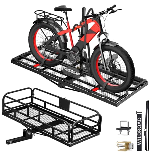 Wildroad Hitch Cargo + Bike Carrier