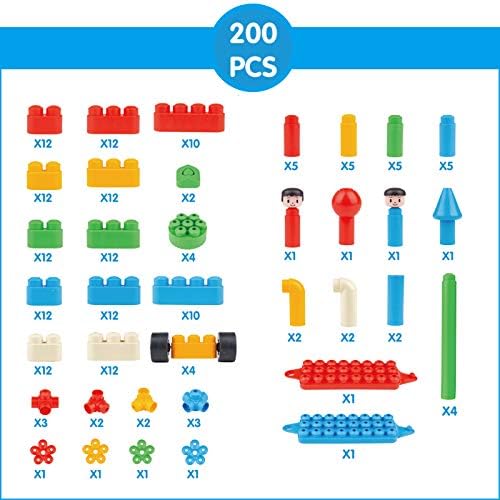 ポリエム PolyM ボリュームセット 200ピース 青 760114