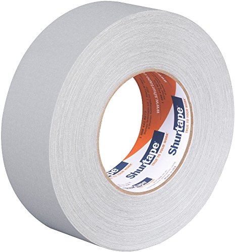 Image of Shurtape P- 628 Professional Grade, Coated Gaffer's Tape, 48mm x 50m, Social Distancing Marking, Gray, 1 Roll (118267)
