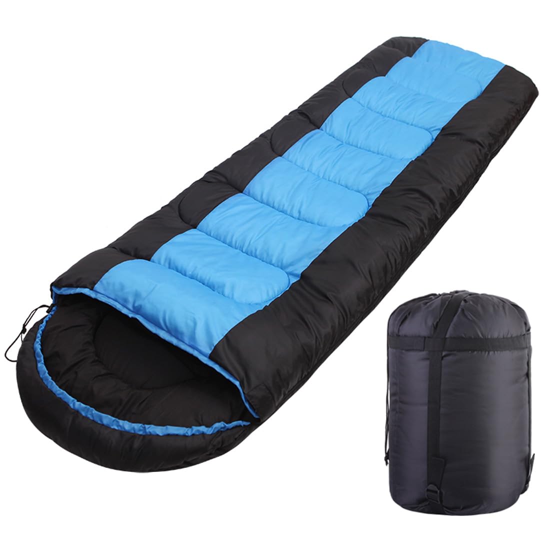 Amazon.co.jp: シュラフ 寝袋 封筒型 保温 軽量 アウトドア キャンプ