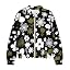 Black Retro Floral