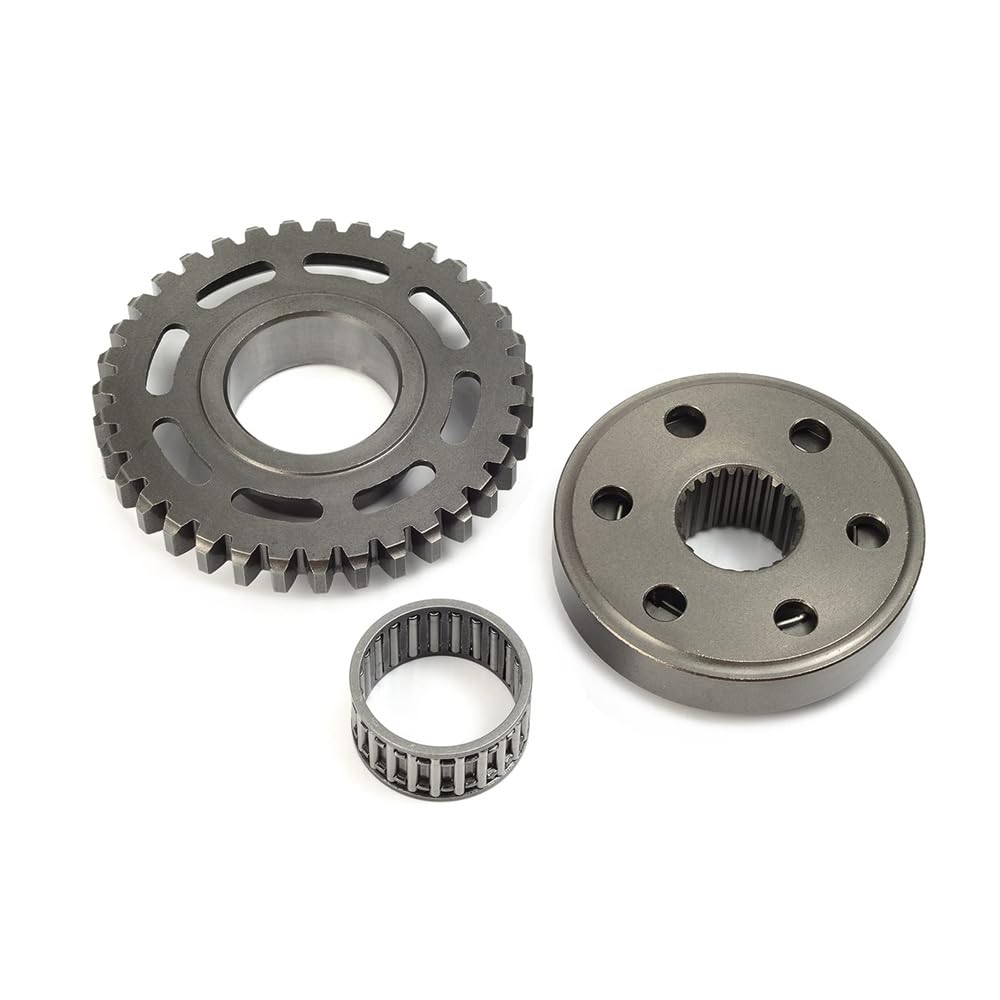 Embrague de arranque de motocicleta Embrague de arranque unidireccional y engranaje accionado compatibles con Honda TRX450, TRX450R, TRX450ER, CRF450X, CRF 450X (2004-2020). Conjunto de embrague