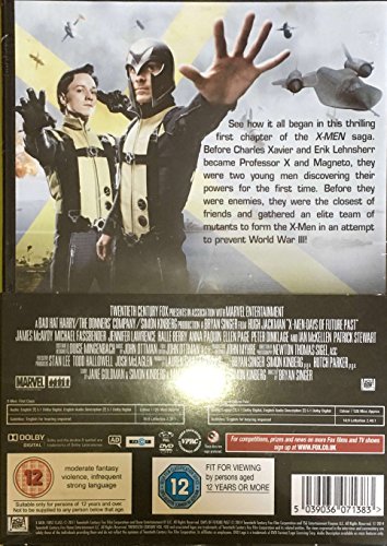 DVD X-Men First Class y Days Of Future Past edicion Reino Unido e Italia 3