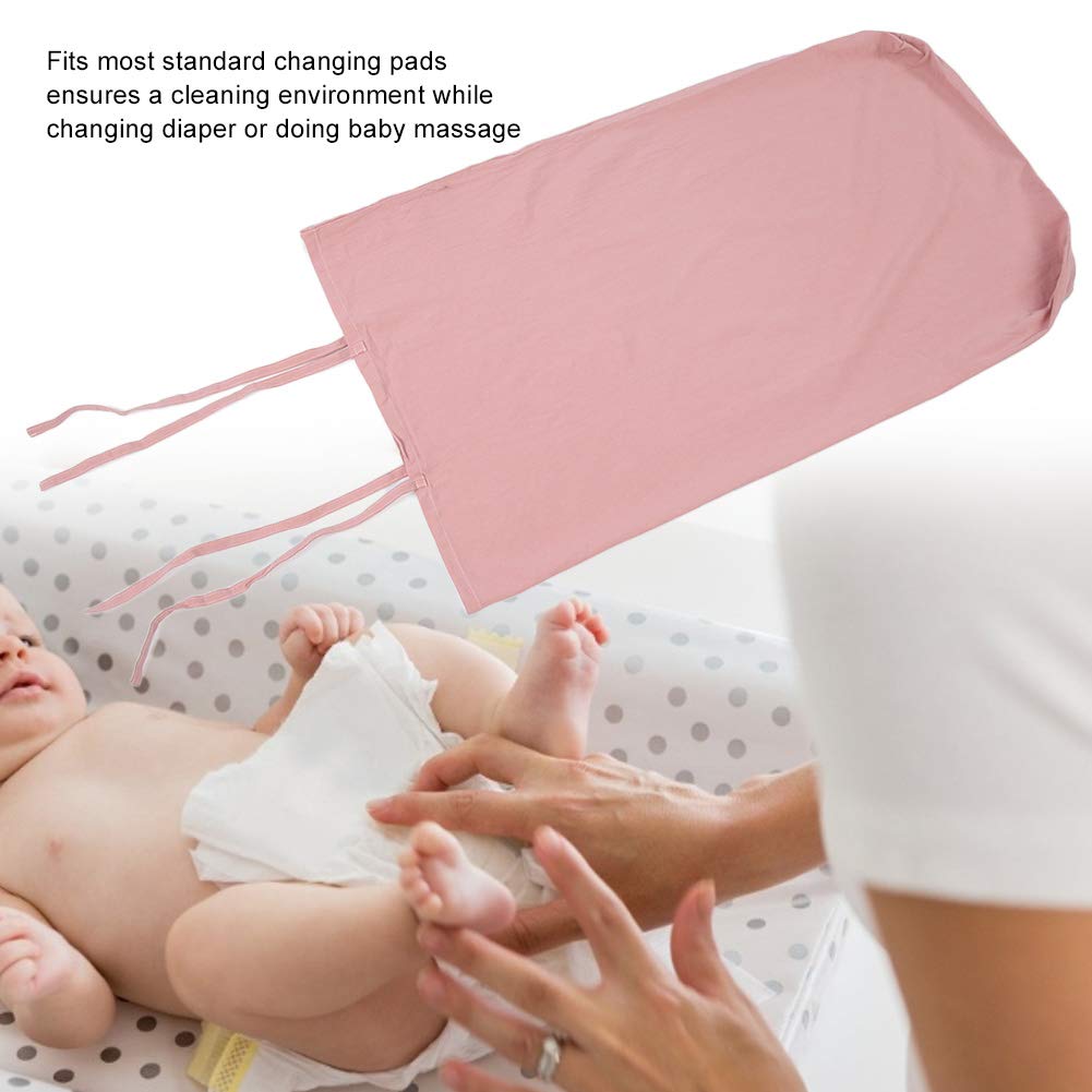 GOTOTOP Funda de almohada para cambiador de niñas y funda de cambiador suave y transpirable para recién nacidos para cambiar colchón (rosa)