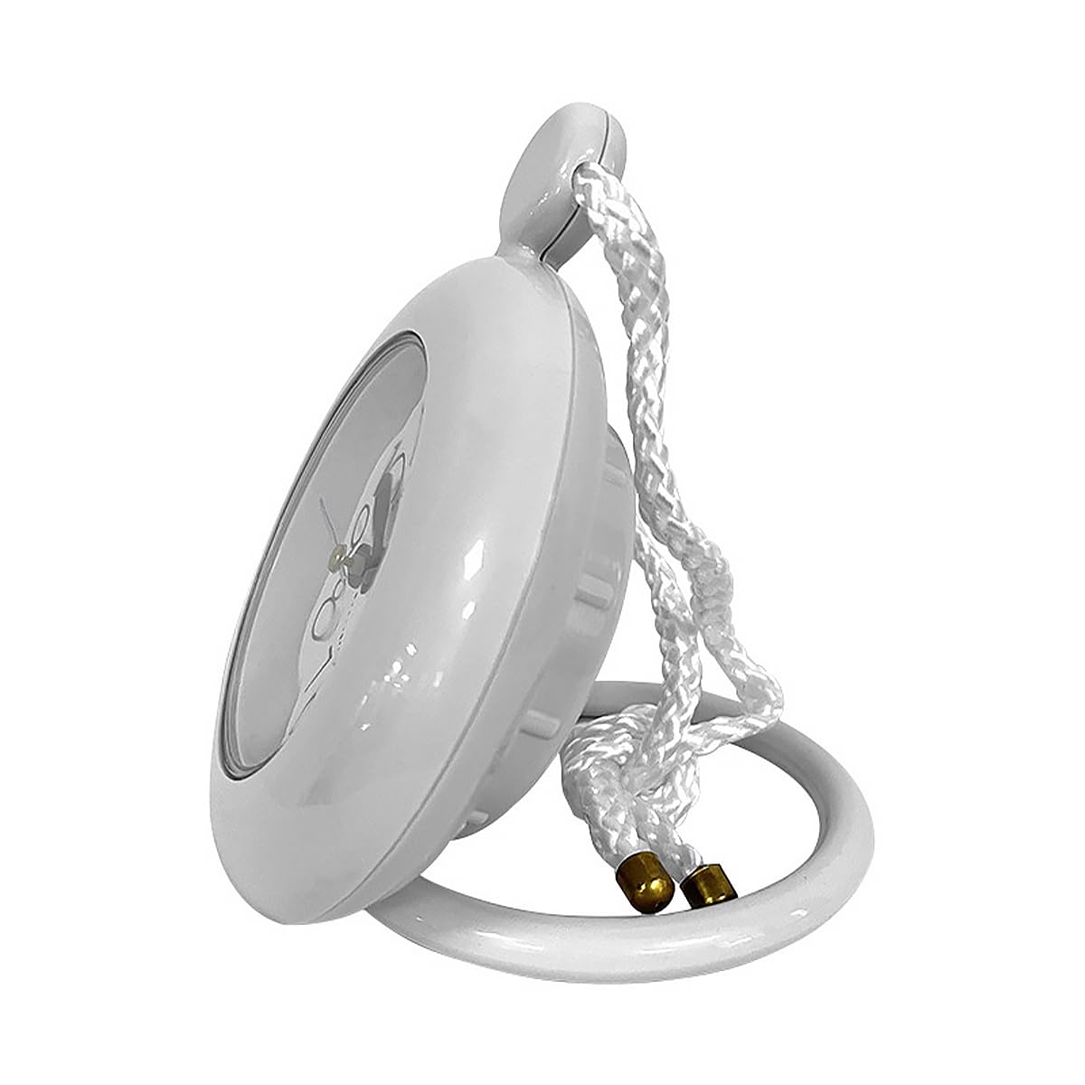 POFET Horloge de Salle de Bain étanche Horloge de Douche avec Serviette Suspendue horloges étanches pour Salle de Bain Cuisine minuterie horloges (Blanc)