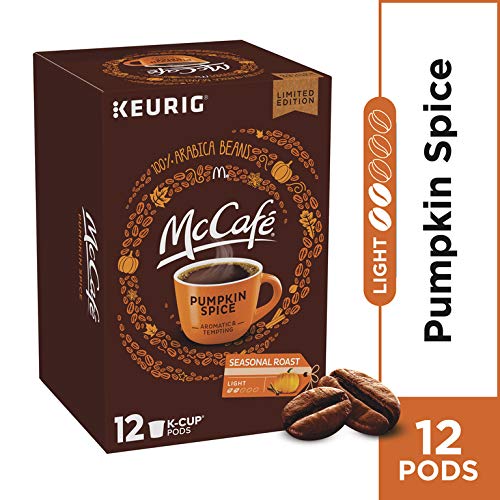 McCafé Pumpkin Spice Light Roast K-Cup Coffee Pods (12 Pods)