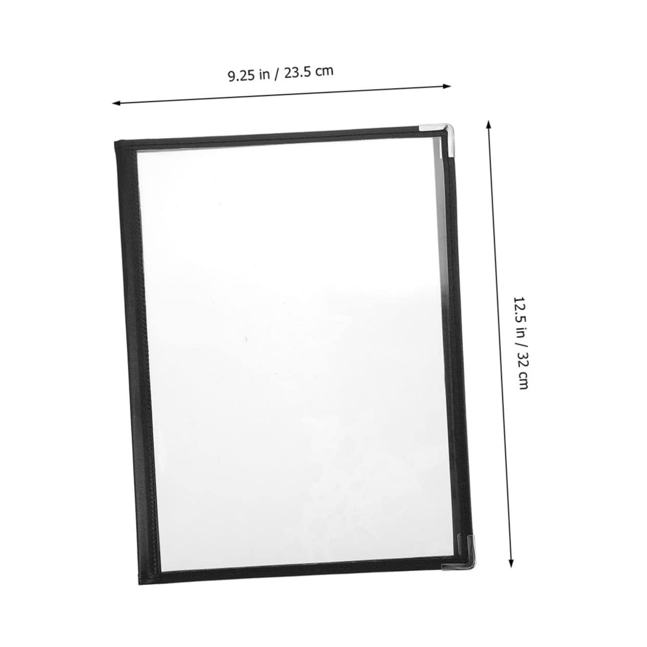 NAMOARLY High Transparency Drink Menu Covers 2pcs PVC Menu Covers Replacement Sheets for Restaurant Cafe Bar