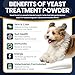 Yeast Guard for Dog Yeast, Yeast Powder for Dogs,Supports Healthy Ears, Skin and Paws, All Aatural Herbal Formula, Reduces Inflammation and Irritation, Relieves Dogs Allergies,Gentle Dog Yeast Relief