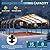 Wisteria Lane 20'x20' Metal Carport with Updated Roof & Enhanced Base, Heavy Duty Canopy Carport Garage, Vertaile for Car, Truck, Boat, Tractors, Party, Dark Gray