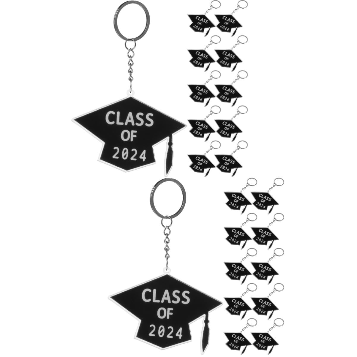 minkissy Portachiavi Per Le Chiavi Laurea Catena Chiave Cordino Chiave Carino Ciondolo Per Borsa Ciondolo Zaino Keeychain Keychain Metallico Metallo